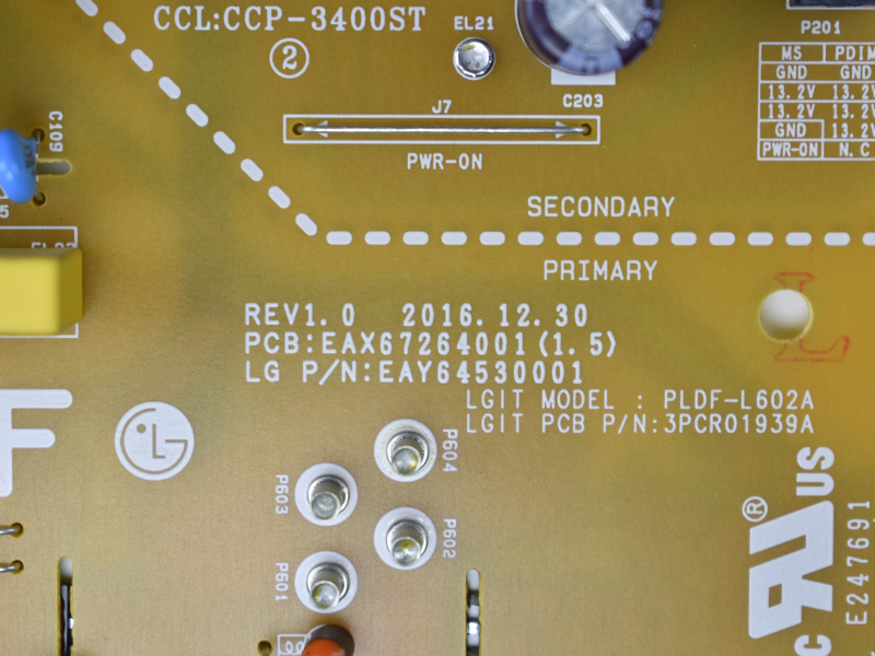   EAX67264001 (1.5), EAY64530001