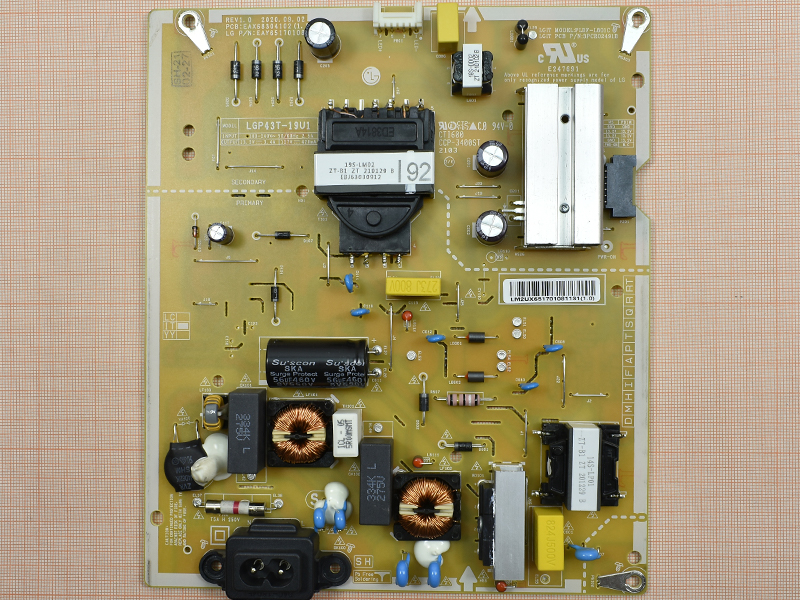   EAX68304102 (1.0), EAY65170108, LGP43T-19U1