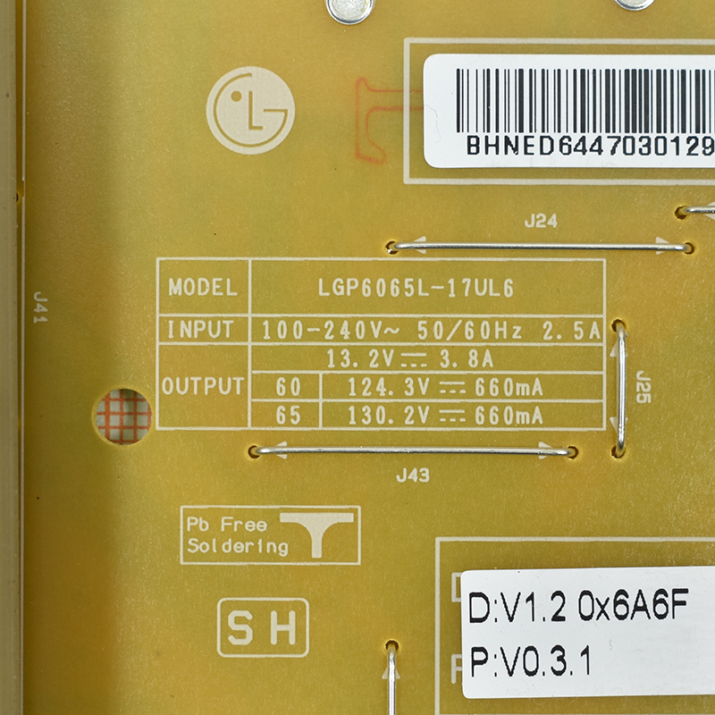   EAX67206901 (1.5), EAY64470301, LGP6065L-16UL6