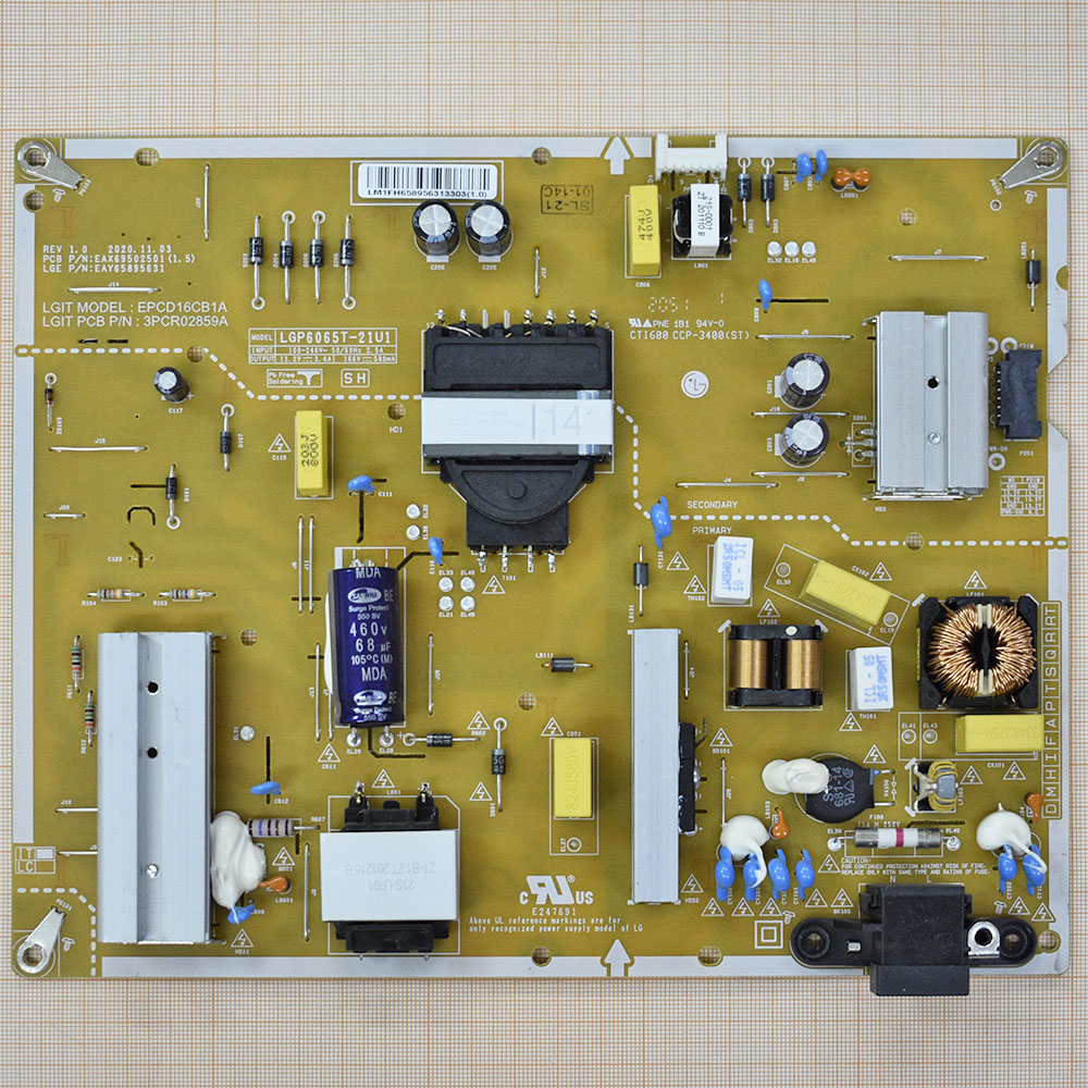   EAX69502501(1.5), EAY65895631, LGP6065T-21U1