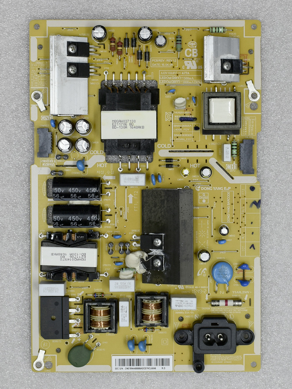 ���� ������� BN44-00806A, L40S6_FDY REV:1.2