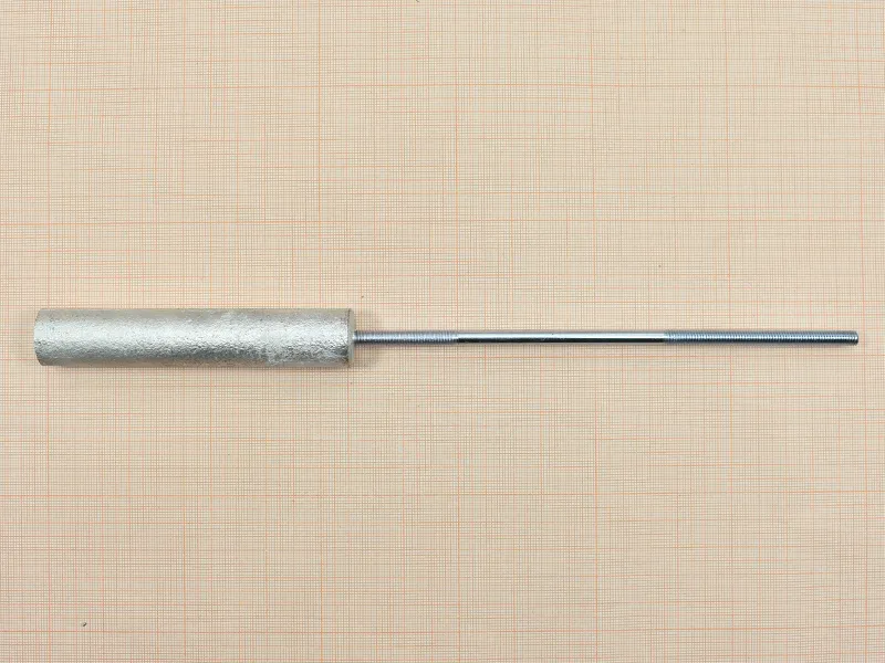 Анод магниевый M6, 110x21 мм, шпилька 180 мм Анод магниевый M6, 110x21 мм, шпилька 180 мм
