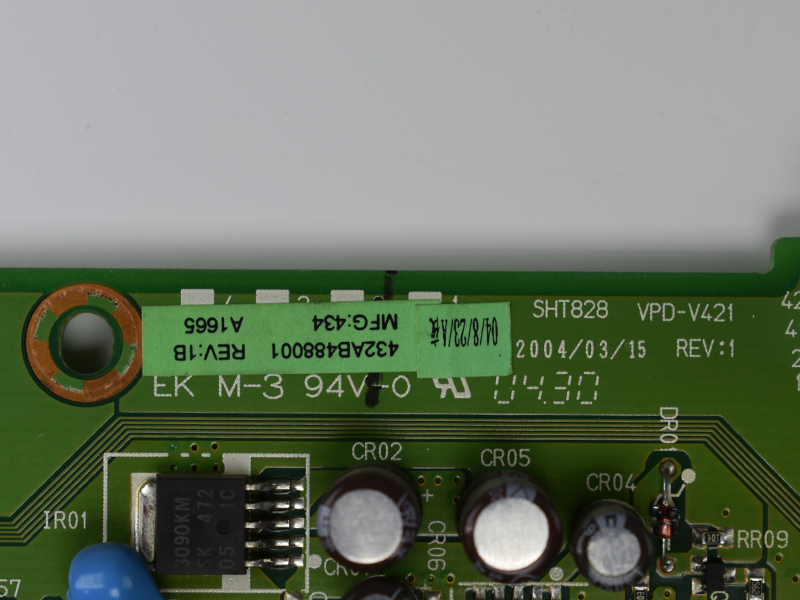   SHT828 VPD-V421 432AB48801, Hitachi 42PD300TA