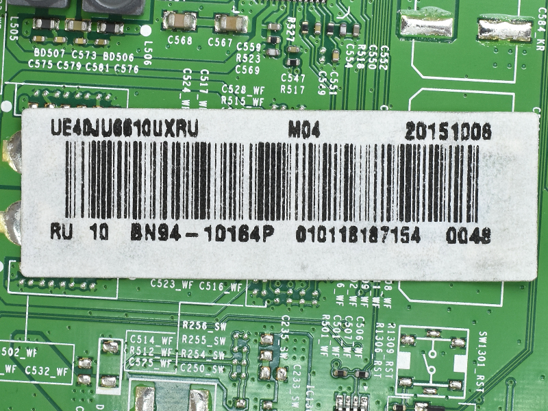   BN41-02344D, Samsung UE40JU6610U