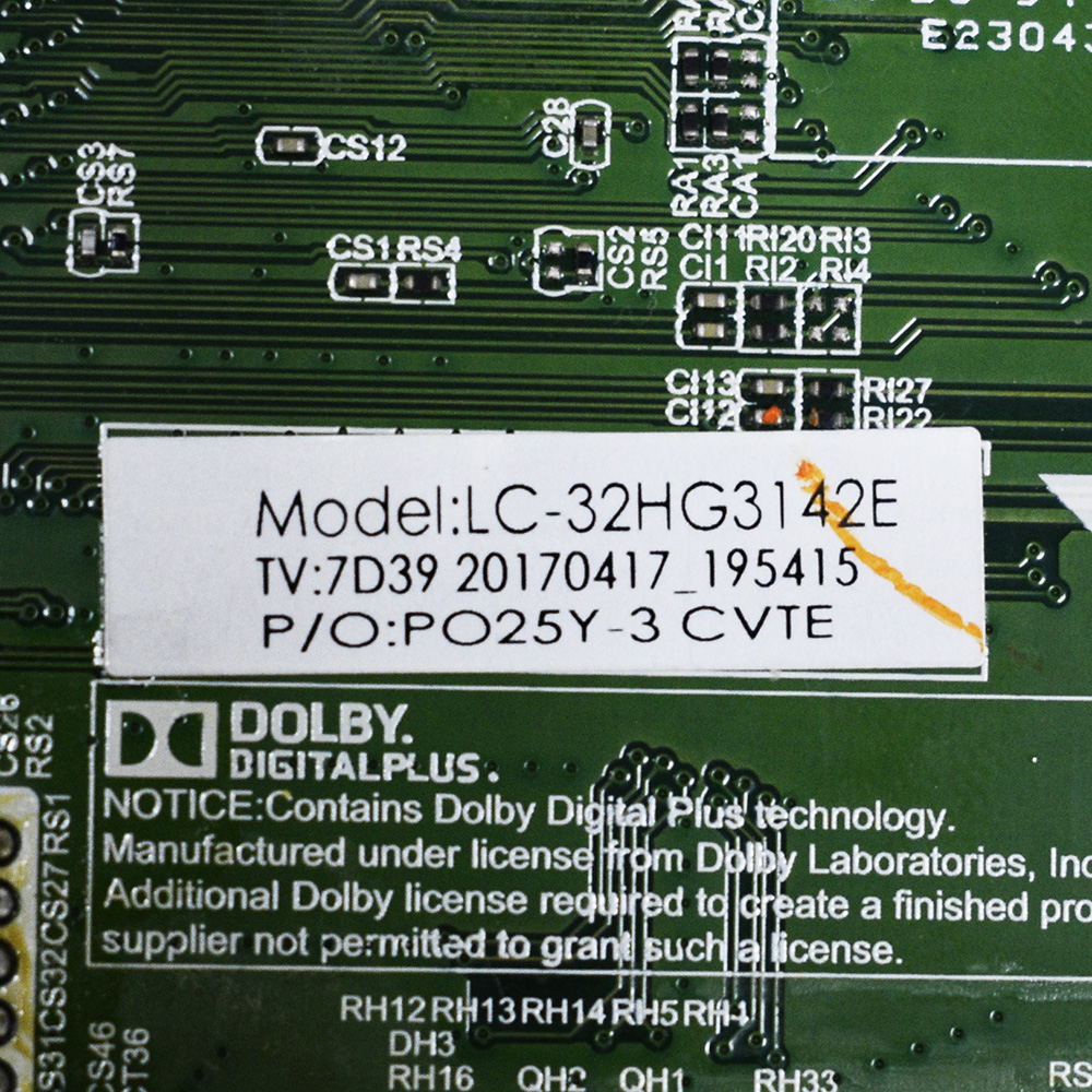  TP.MS3463S.PB711, Sharp LC-32HG3142E