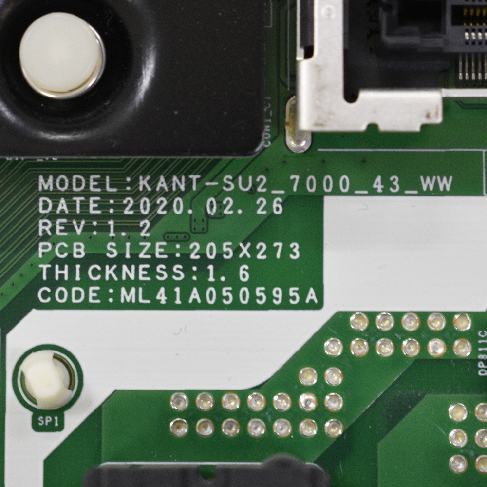   ML41A050595A, Samsung UE43TU7170U