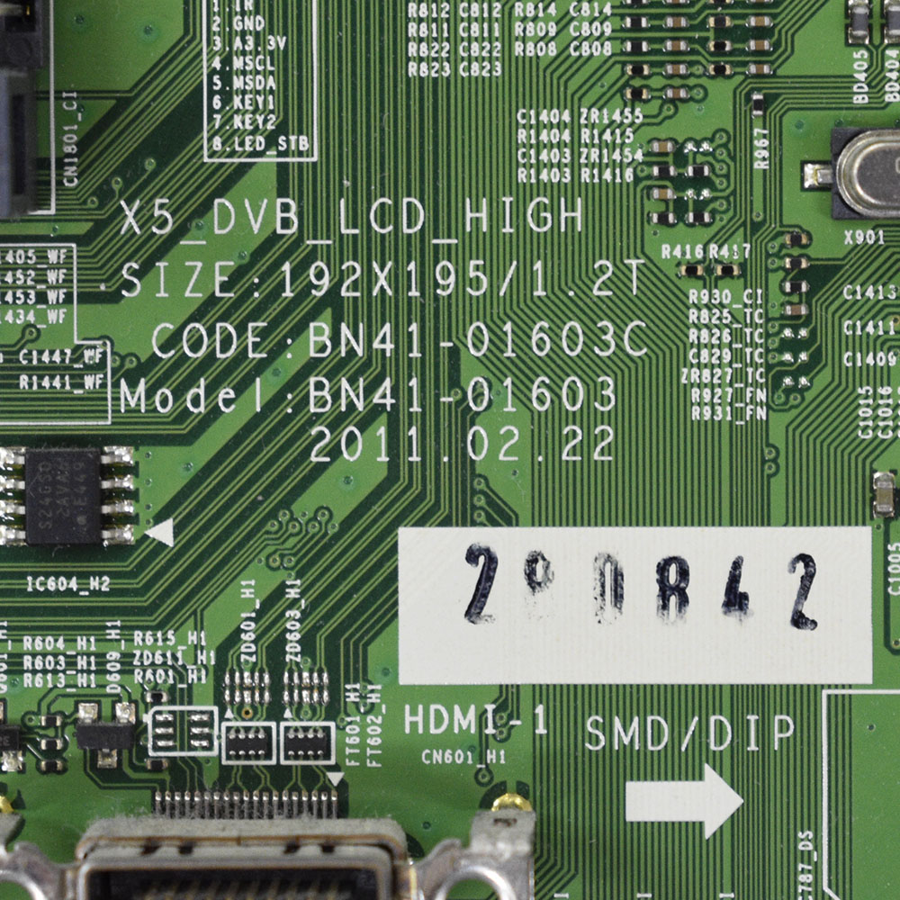   BN41-01603C, Samsung LE40D551K2W