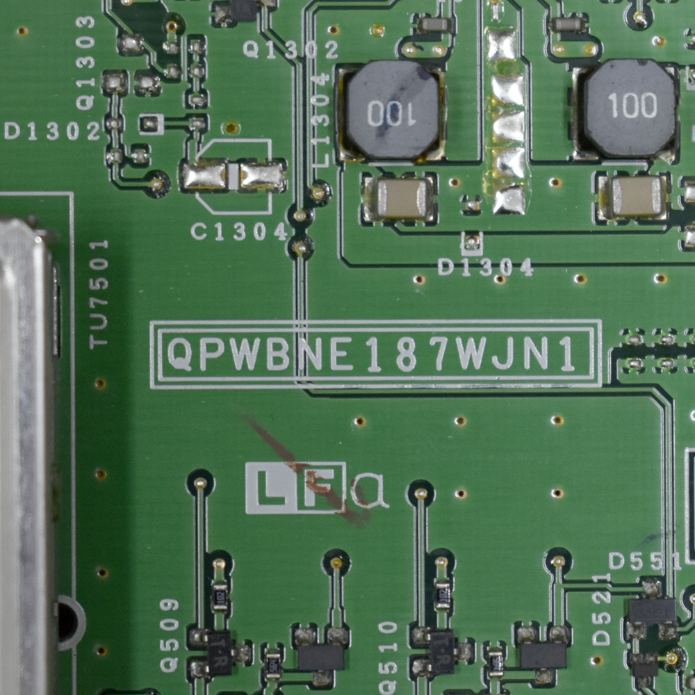   DUNTKE187WE QPWBNE187WJN1, Sharp LC-46X20RU