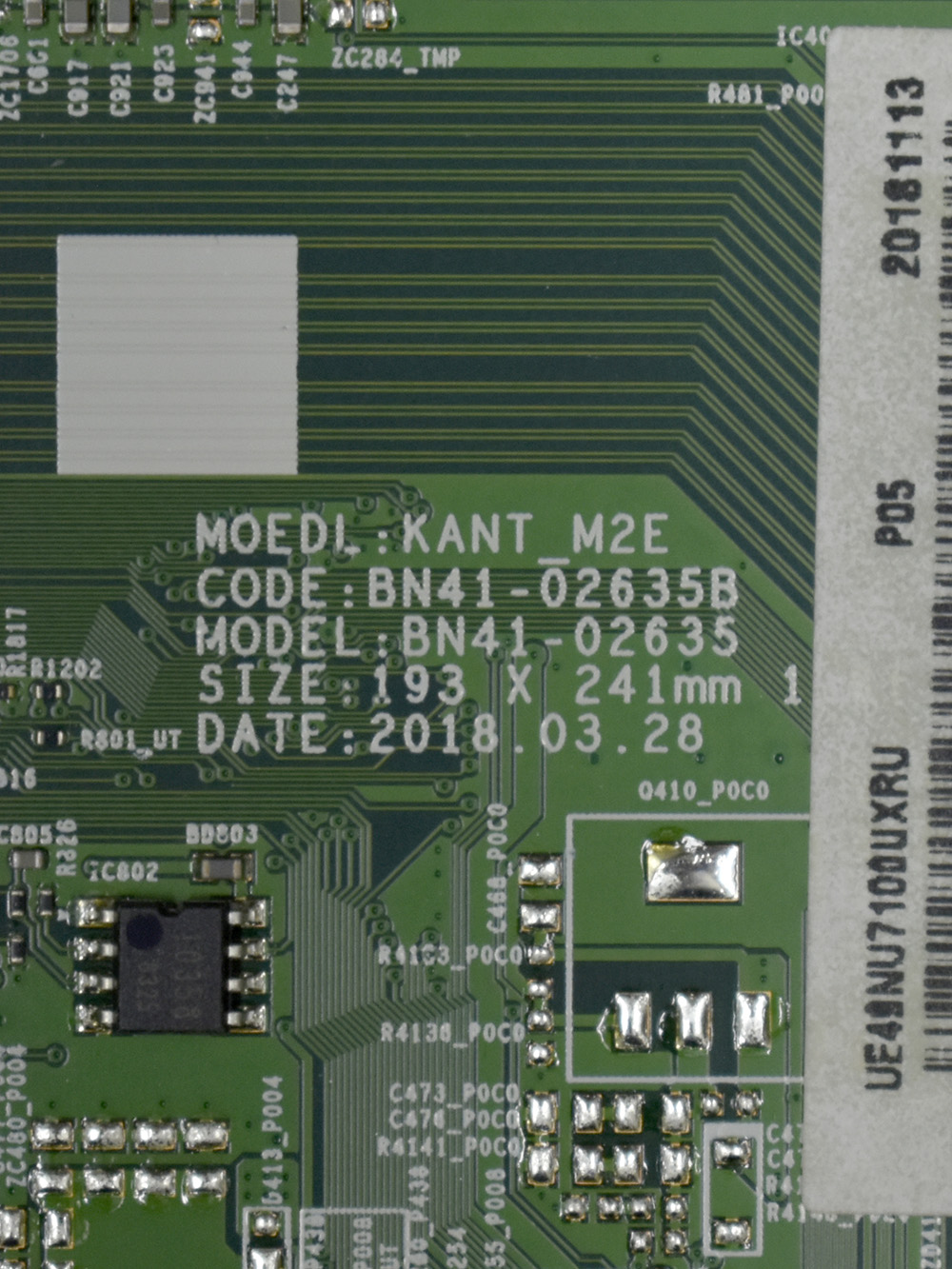   BN41-02635B, Samsung UE49NU7120U