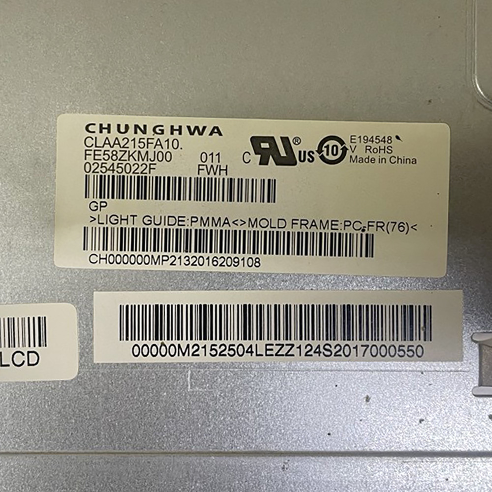 Панель в сборе CLAA215FA10 Панель в сборе CLAA215FA10