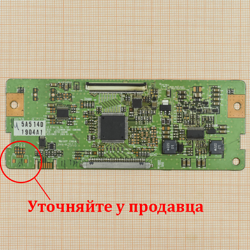  T-Con CL320WXN-SBA1 CONTROL 6870C-0238B