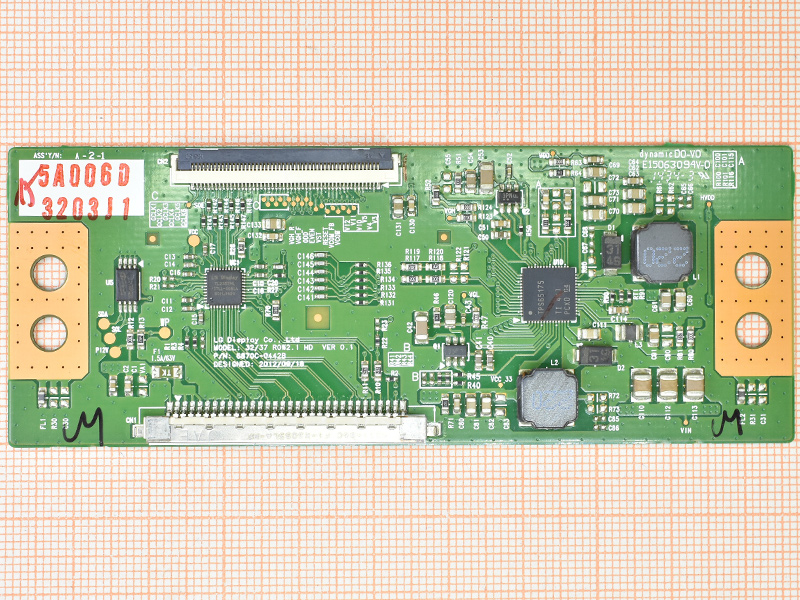  T-Con 6870C-0442B 32/37 ROW2.1 HD VER0.1