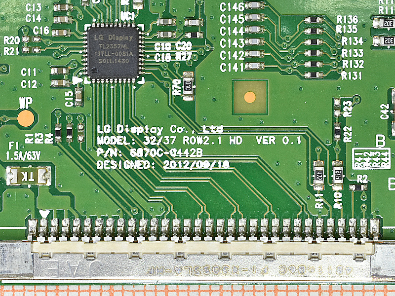  T-Con 6870C-0442B 32/37 ROW2.1 HD VER0.1