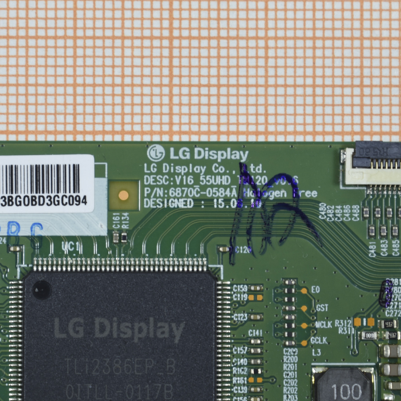  T-Con V16 55UHD TM120 V0.6 6870C-0584A
