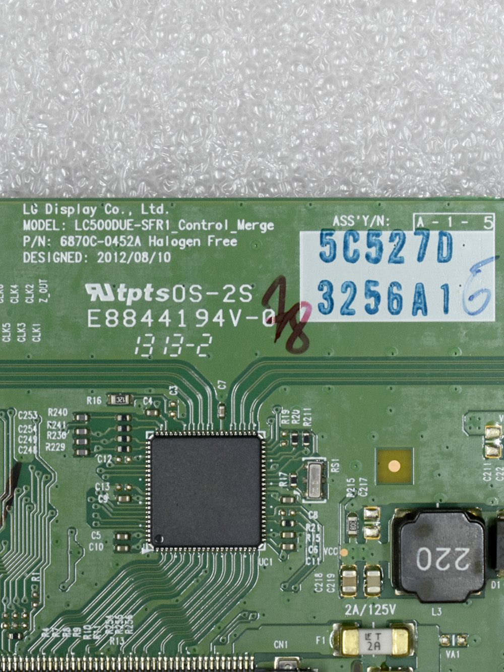 LC500DUE-SFR1, 6870C-0452A, 3256A1