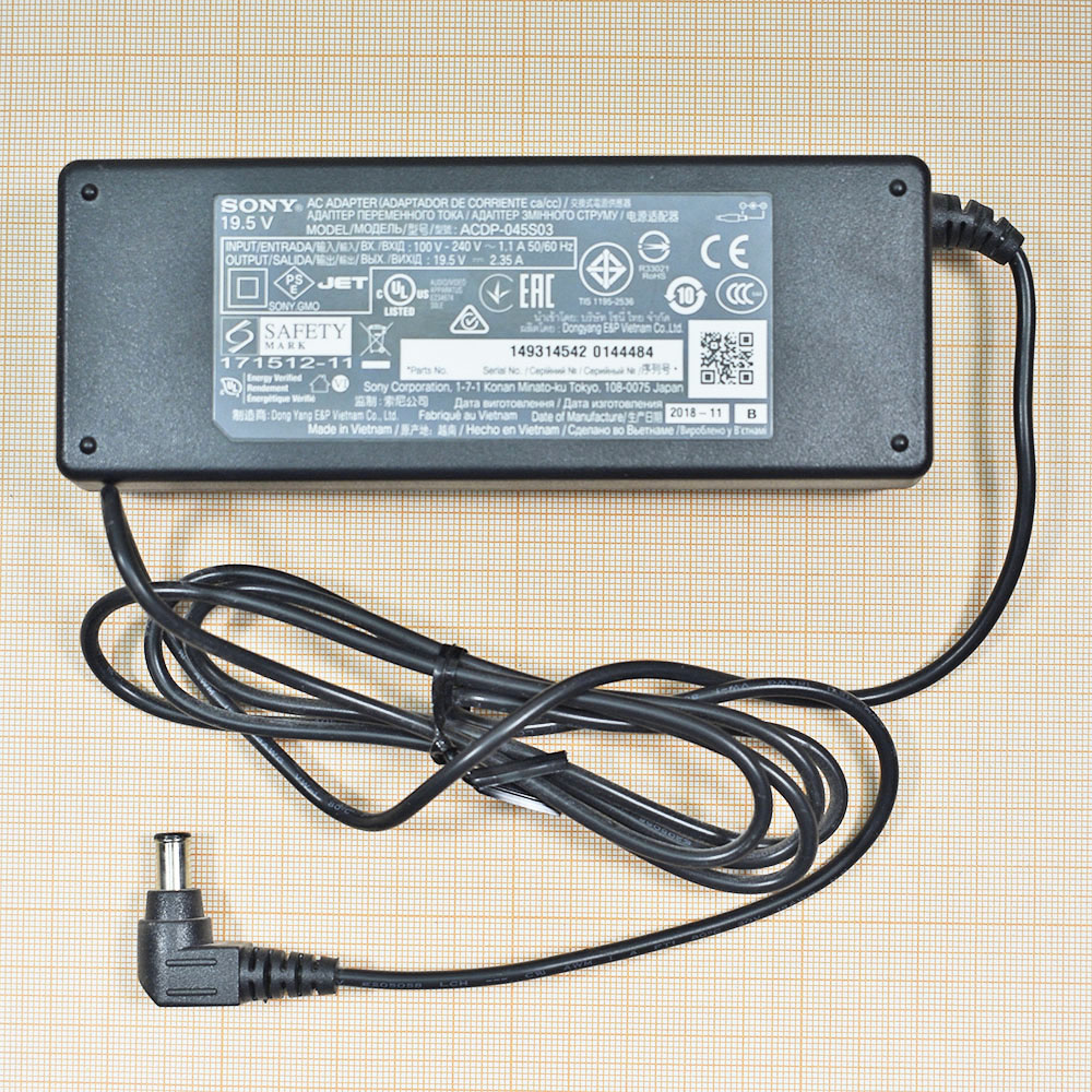   19.5V, 2.35A Sony ACDP-045S03