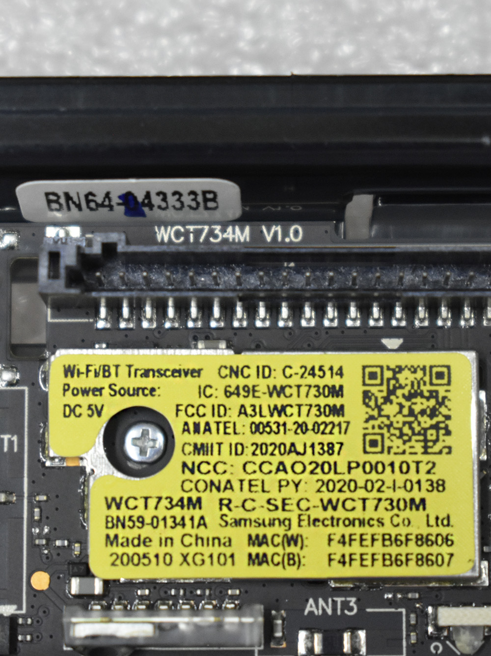 ������ ����� WCT734M V1.0, BN59-01341A