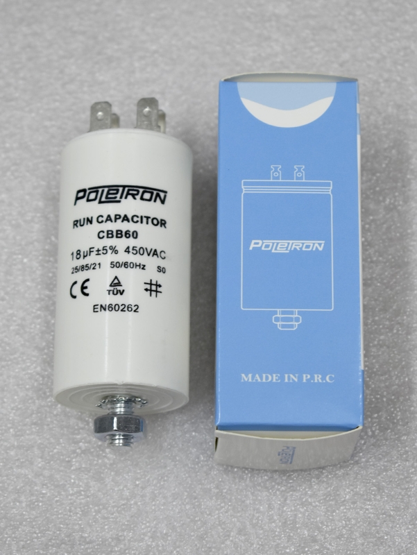 Конденсатор пусковой, 18 мкФ, 450V Конденсатор пусковой, 18 мкФ, 450V