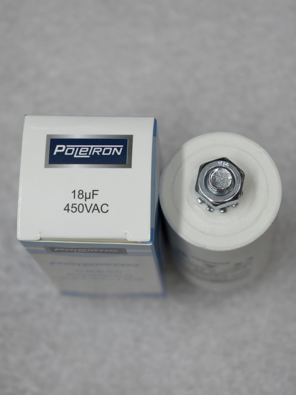 Конденсатор пусковой, 18 мкФ, 450V Конденсатор пусковой, 18 мкФ, 450V