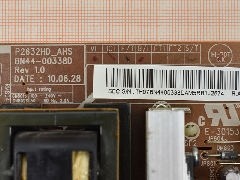 ���� ������� BN44-00338D, P2632HD_AHS