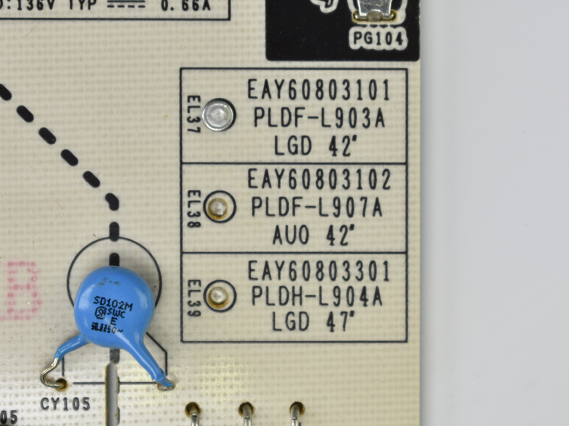 ���� ������� EAY60803101, PLDF-L903A LGD 42, 3PCGC10008A-R