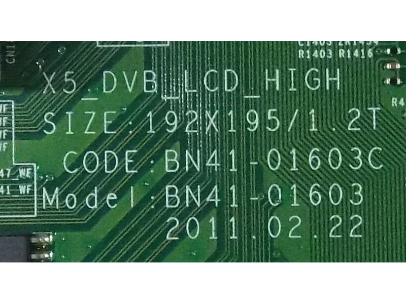   BN41-01603C, Samsung LE40D550K1W
