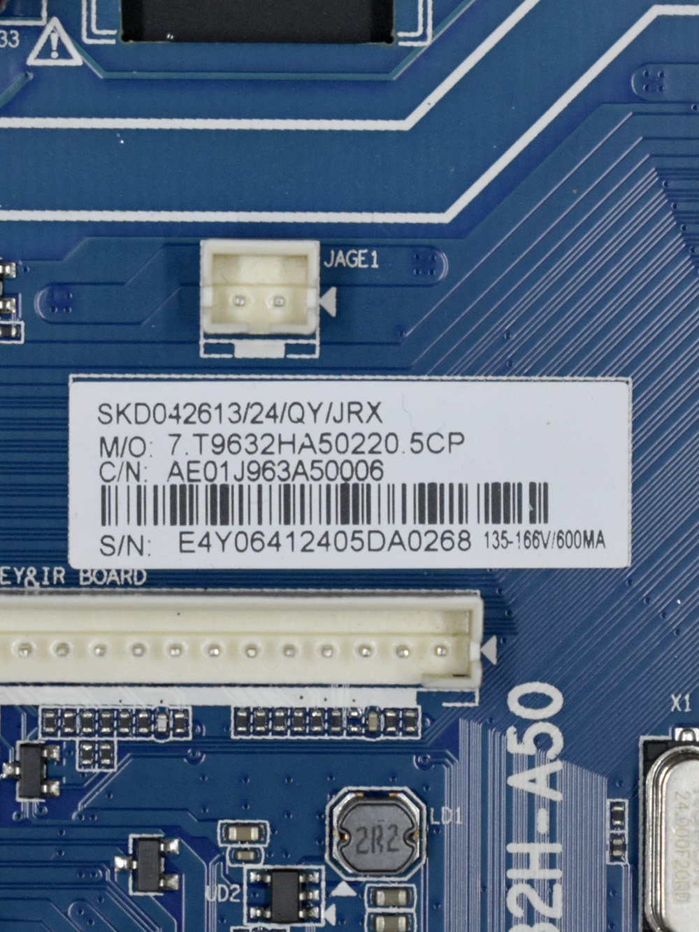 ������� ����� CV9632H-A50, Hartens HTY-55U11B-VS