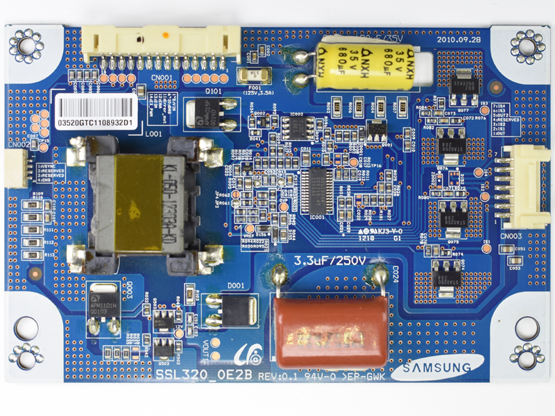 LED  SSL320 0E2B REV:0.1