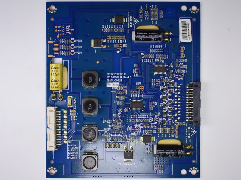 LED  3PEGC20008B-R, PCLF-D002 B REV1.0, 6917L-0061B