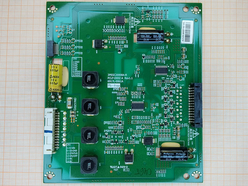 LED Driver 3PEGC20008A-R PCLF-D002 A REV1.1 6917L-0061A