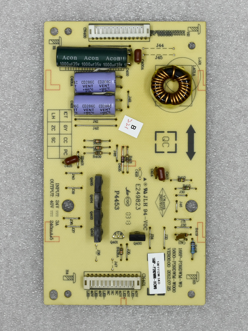 LED  168P-P39DWM-W0, 5800-P39DWM-W000