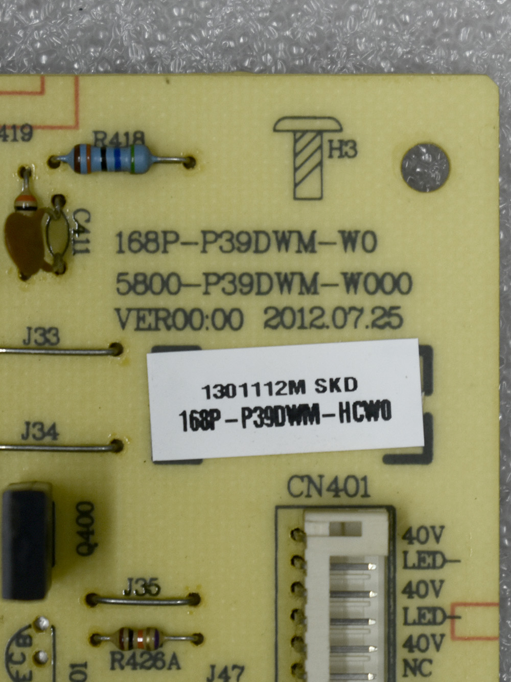 LED  168P-P39DWM-W0, 5800-P39DWM-W000