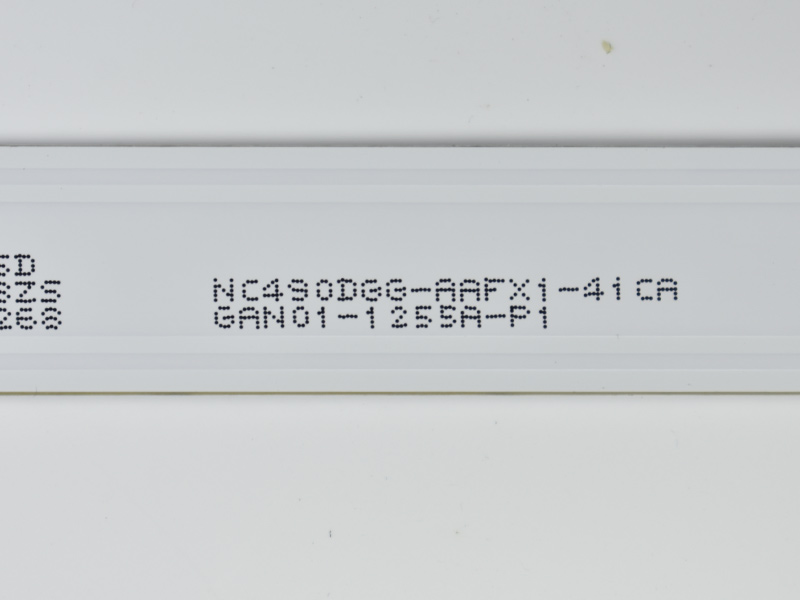 NC490DGG-AAFX1-41CA GAN01-1255A-P1