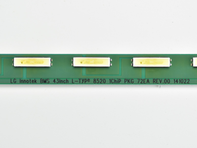 LG Innotek BMS 43Inch L-Type 8520 1Chip PKG 72EA REV.00 141022