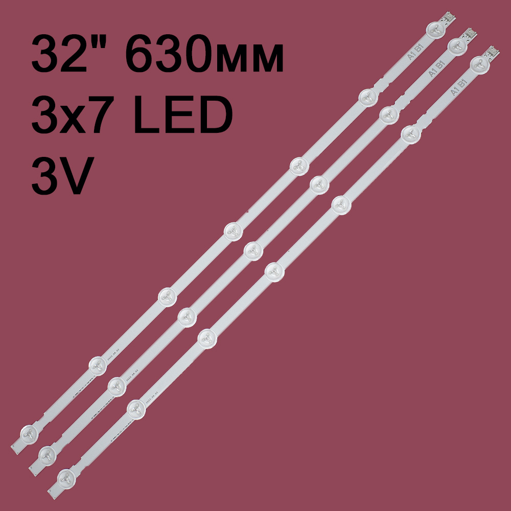   32 ROW2.1 Rev 0.9, 3x7 LED