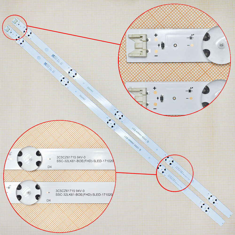   32LJ61, 32LK61, 2x5 LED