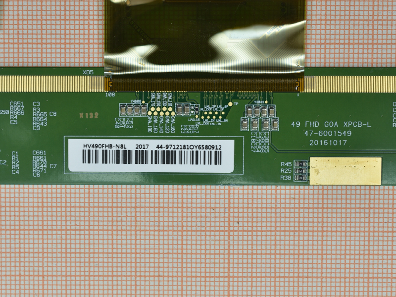 Matrix Board HV-490FHB-N8L 47-6001549 47-6001550