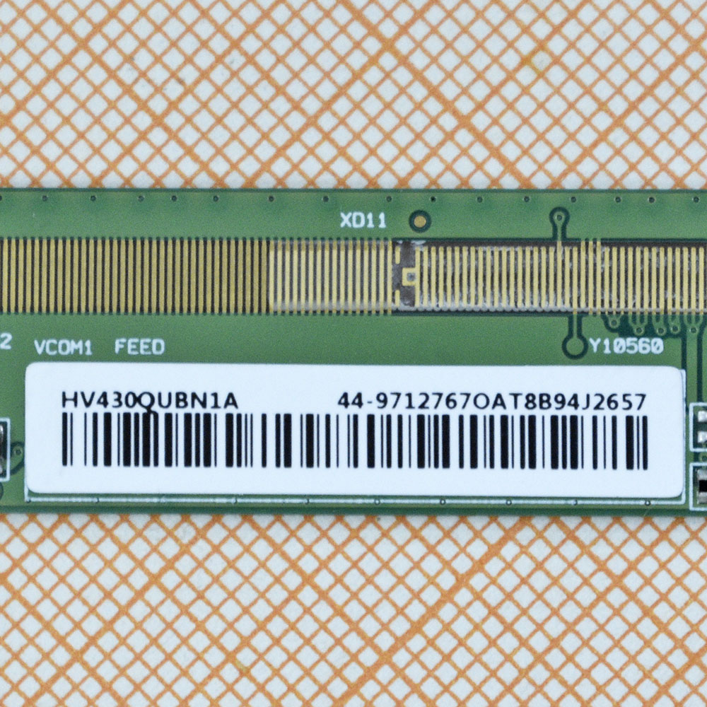 Matrix Board HV430QUB-N1A -XPCBL-47-6001870