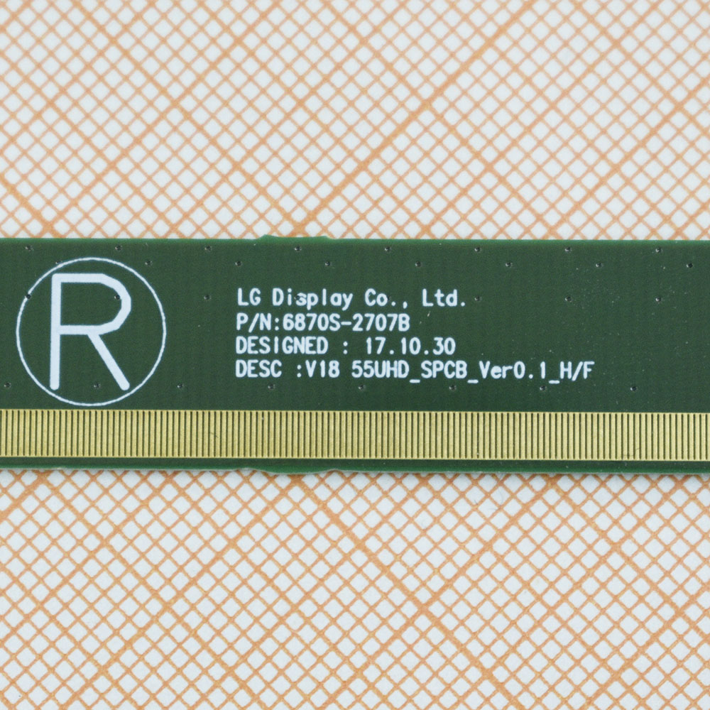 Matrix Board V18 55UHD_SPCB_Ver0.1_H/F 6870S-2707B