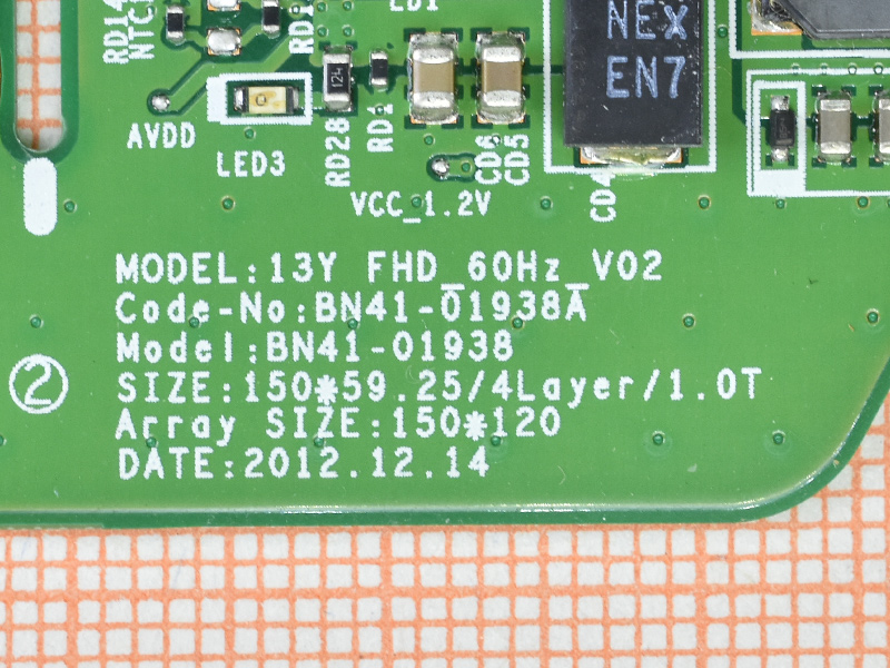 T-Con 13Y FHD_60Hz VO2 BN41-01938B LSF460HM02