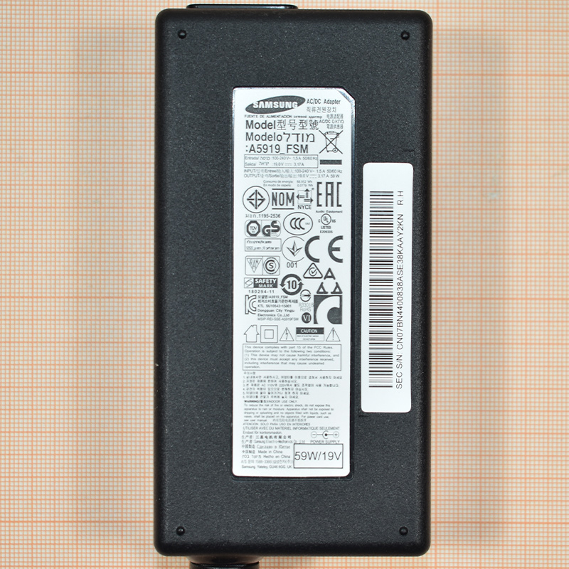   19V, 3.17A Samsung A5919_FSM (BN44-00838A) 