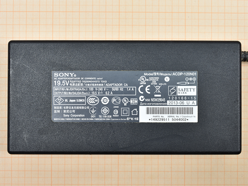 Блок питания 19.5V, 6.2A SONY ACDP-120N01 Оригинал