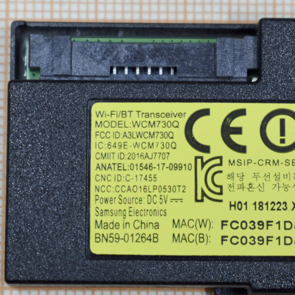   WCM730Q BN59-01264B